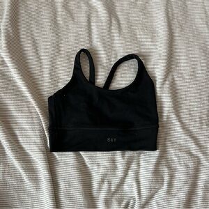 SET Active Black Sports Bra